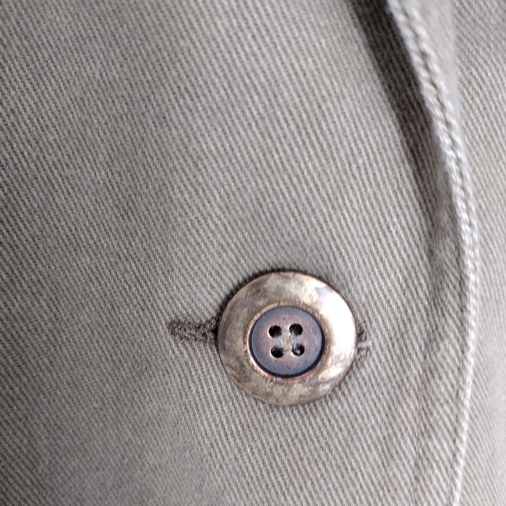 Vintage S.B.II By BIttermen Coat Size L. 100% Cotton. - Picture 6 of 16